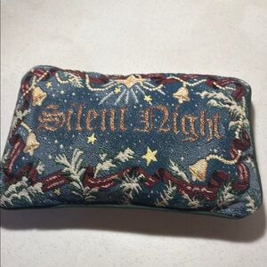 Silent Night Tapestry Pillow